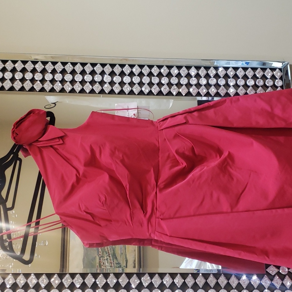 Nwt Teri Jon cherry dress size 8 - Picture 14 of 17
